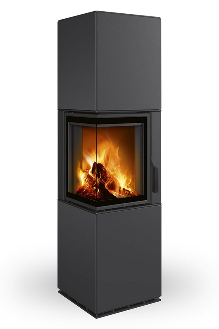 Romotop HARMONY accumulation ouverture vers la gauche Romotop - Poêle à bois